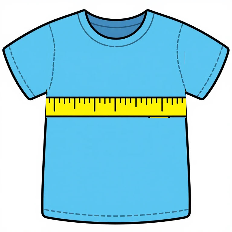 راهنمای اندازه گیری پهنای لباس