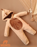 نمای روبرو از مدل دایناسوری رنگ کرم قهوه ایی