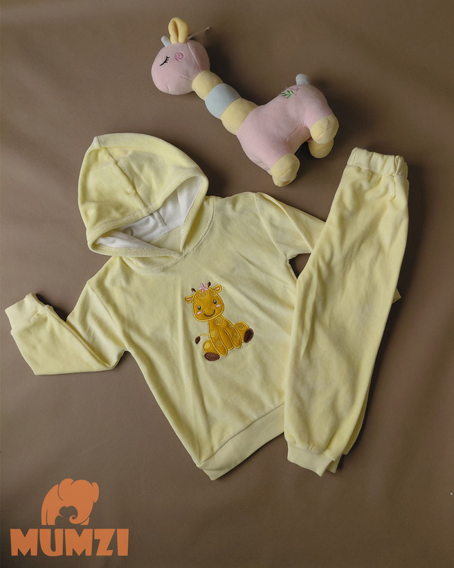 هودی شلوار مخمل بچه گانه