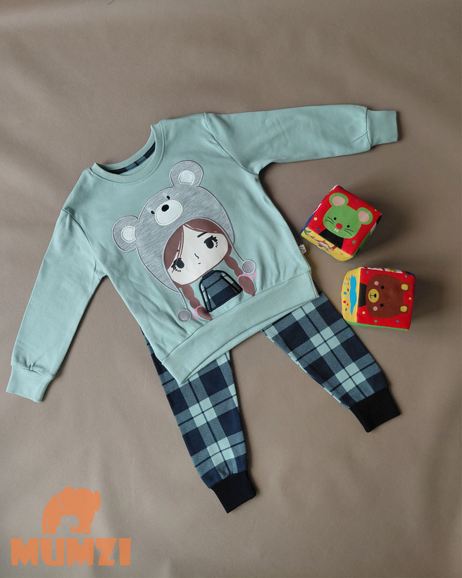 بلوز شلوار دورس دخترانه بچه گانه