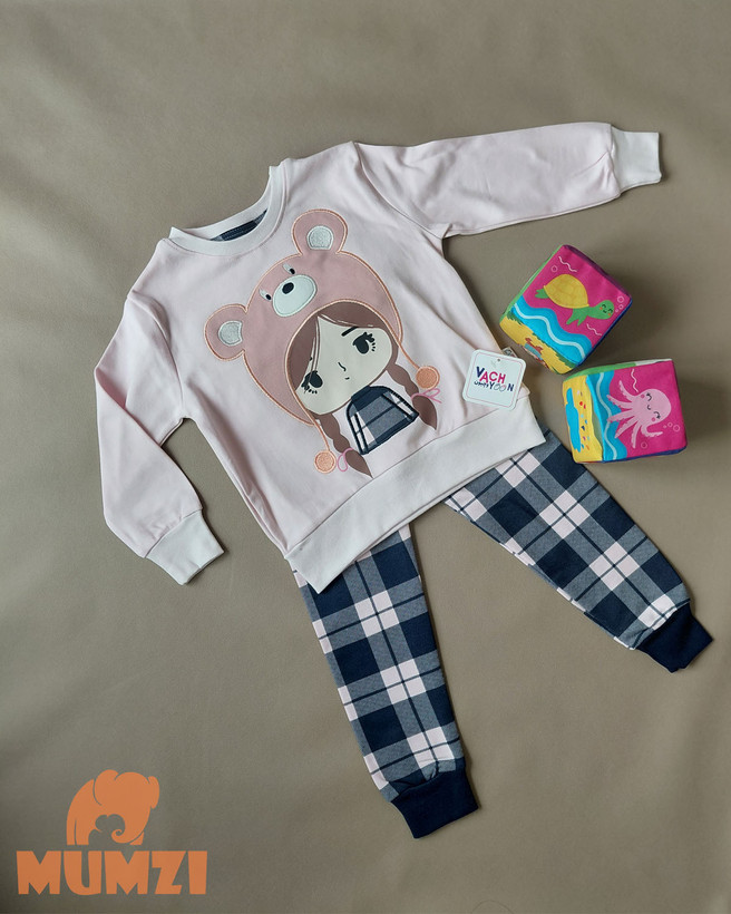 بلوز شلوار دورس دخترانه بچه گانه