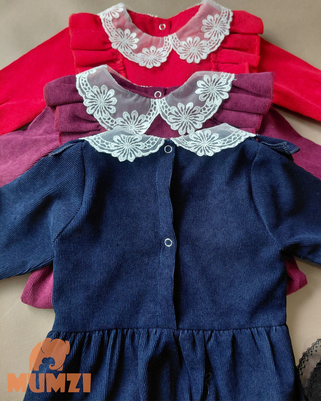 سرهمی دخترانه مخمل کبریتی بچهگانه