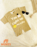 رامپر پسرانه بچه گانه نخ پنبه طرح LIGHT UP (9ماه تا۳سال)