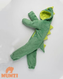 سرهمی دایناسوری بچه گانه برند mumzi طرح داینو Dinoرنگ سبز دایناسوری(ارسال فوری)